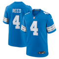 Detroit Lions D.J. Reed Blue Team Game Jersey product image 1, provided for visual reference and product detail review