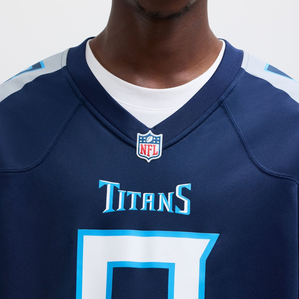 Tennessee Titans Will Levis Navy Game Jersey product image 7, provided for visual reference and product detail review