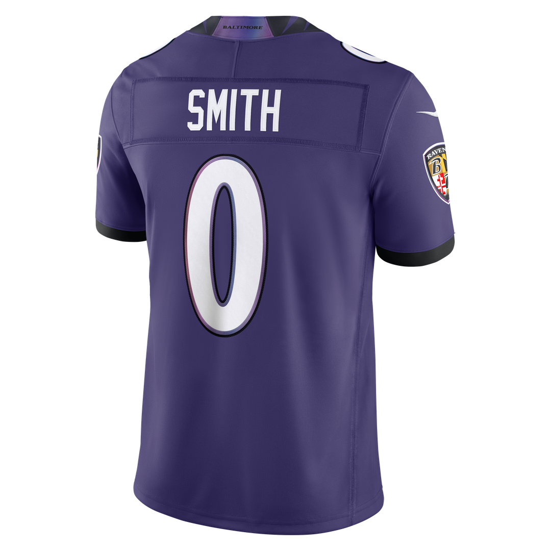 Baltimore Ravens Roquan Smith Purple Team Vapor F.U.S.E. Stitched Limited Jersey product image 3, provided for visual