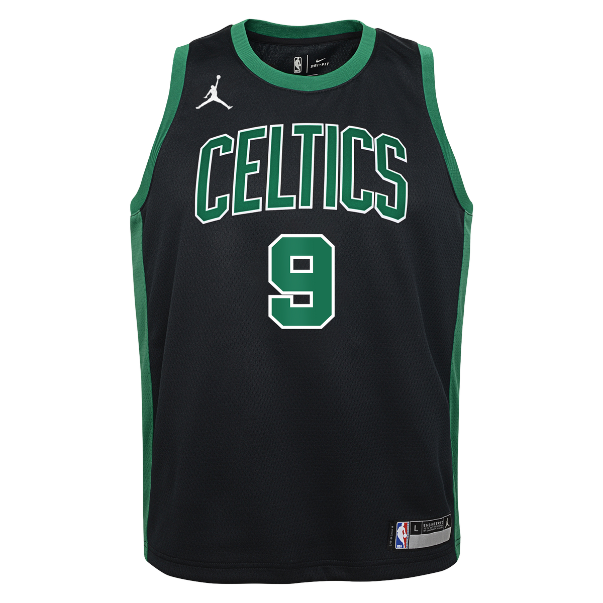 Derrick White Boston Celtics Statement Edition Swingman Jersey - Black - Youth product image 3, provided for visual