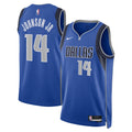 Dallas Mavericks Icon Swingman Basketball Jersey - Blue - Morez Johnson Jr. - Unisex product image 1, provided for visual