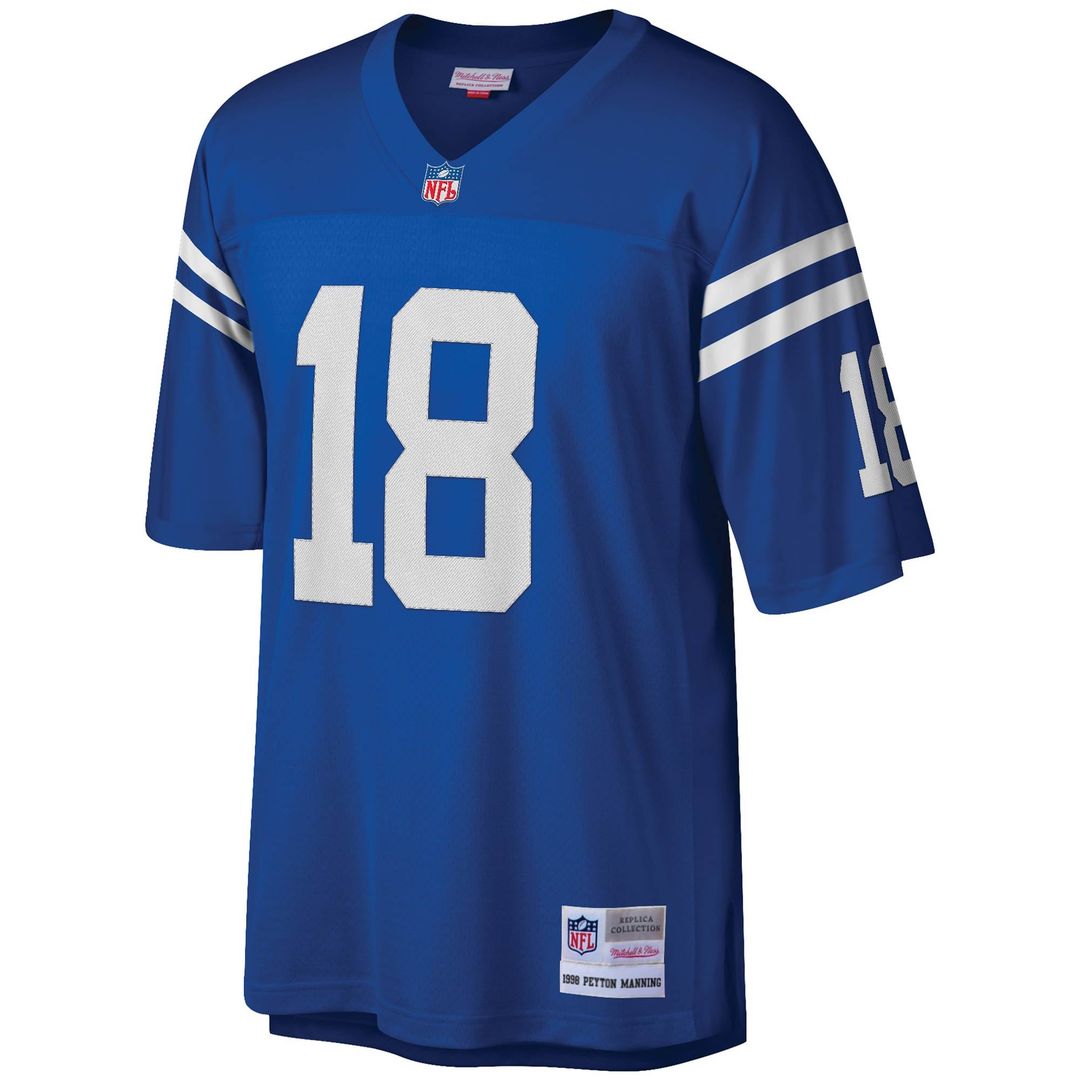 Indianapolis Colts Peyton Manning Royal Legacy Replica Jersey product image 2, provided for visual reference and product