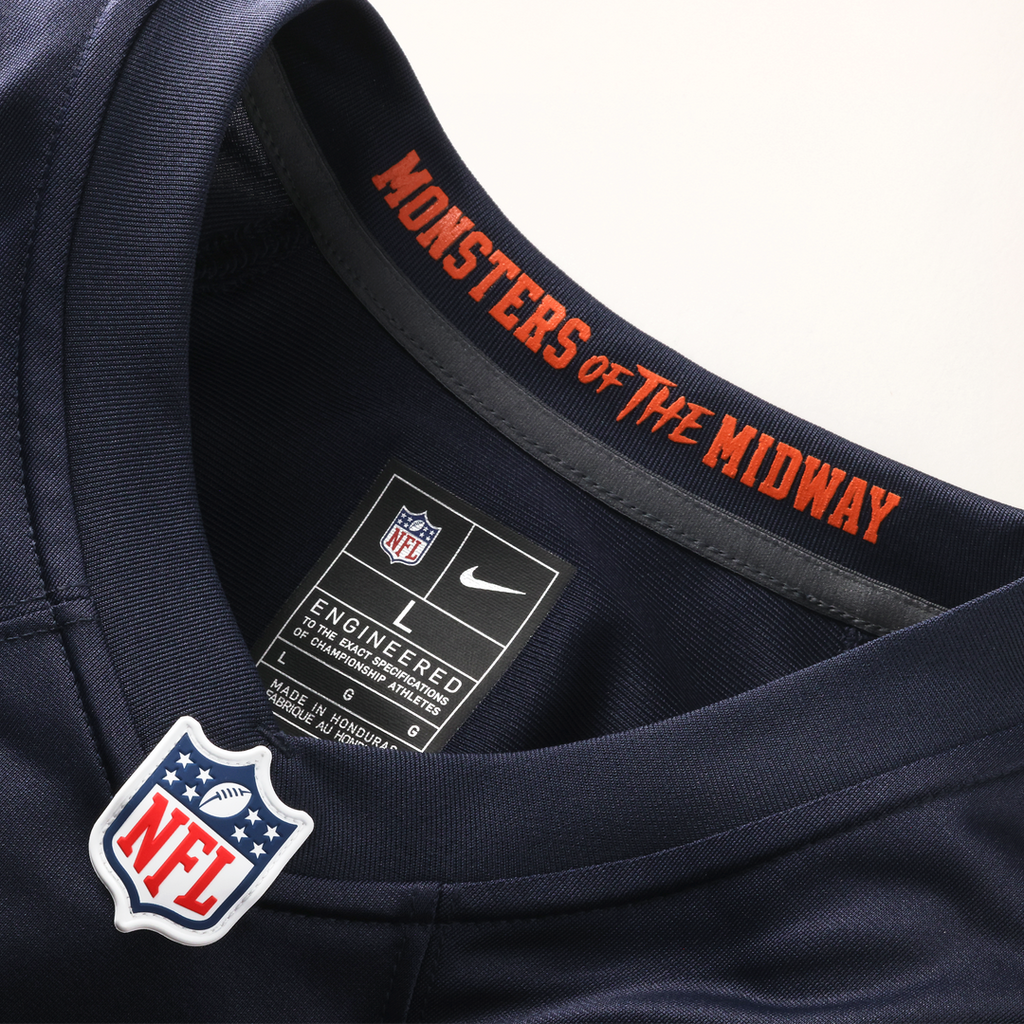 Chicago Bears Brian Urlacher Navy 2026 Rivalries Collection Game Jersey product image 7, provided for visual reference and