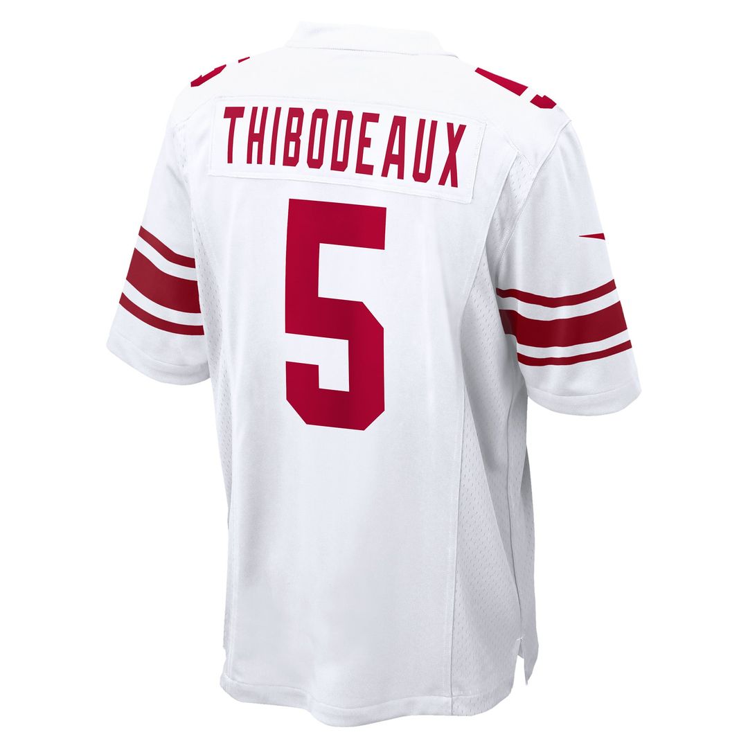 New York Giants Kayvon Thibodeaux White Player Game Jersey product image 3, provided for visual reference and product detail