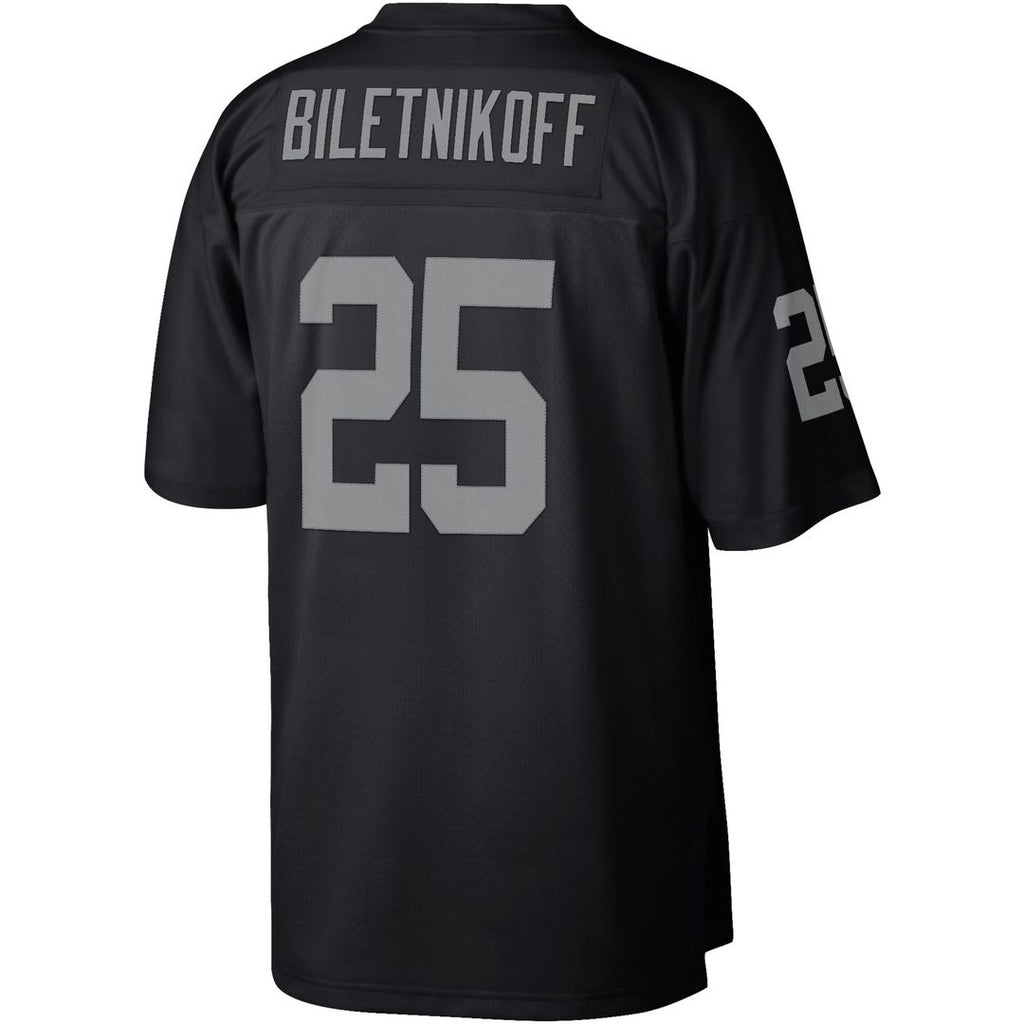 Las Vegas Raiders Fred Biletnikoff Black Legacy Replica Jersey product image 3, provided for visual reference and product
