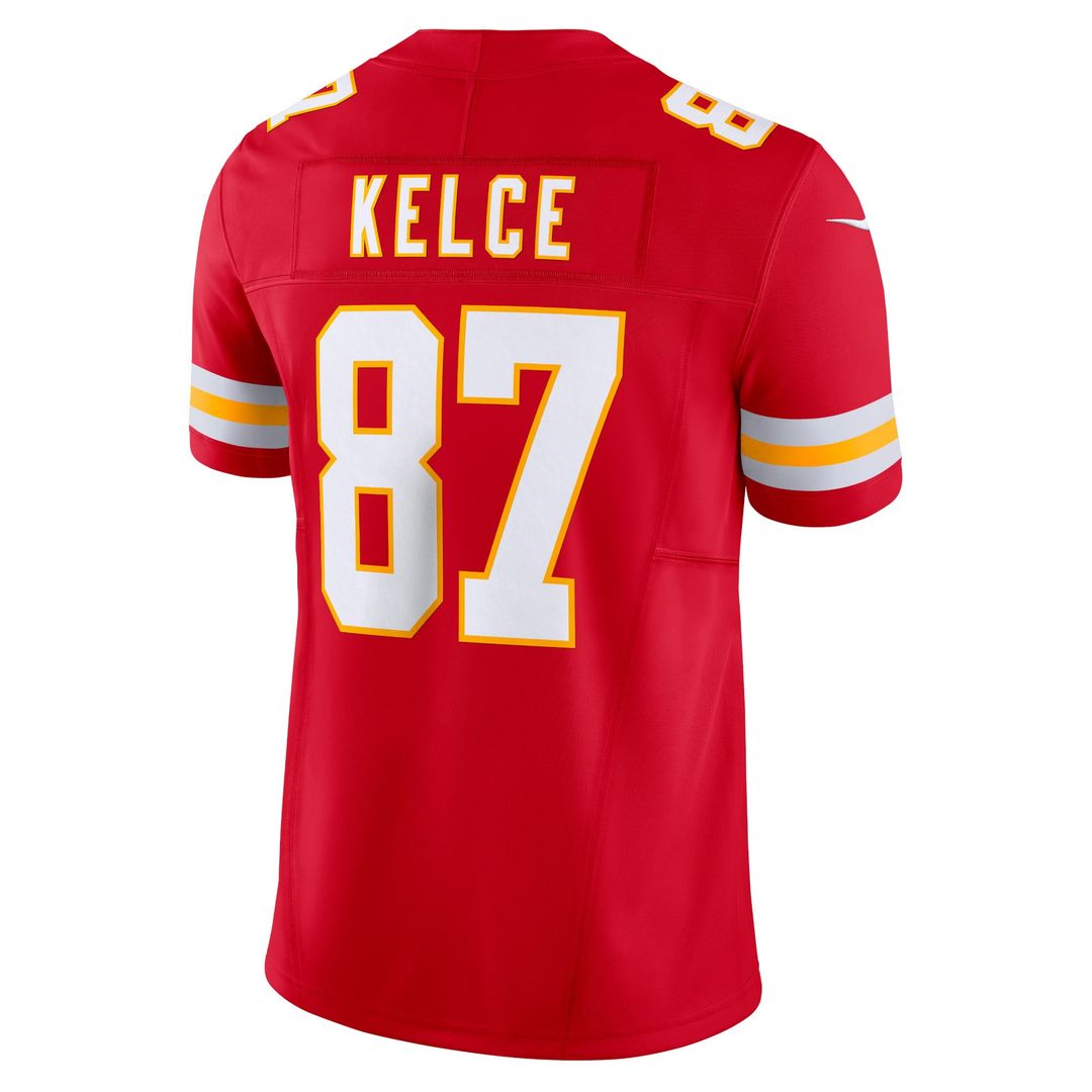 Kansas City Chiefs Travis Kelce Red Vapor F.U.S.E. Limited Jersey product image 3, provided for visual reference and product