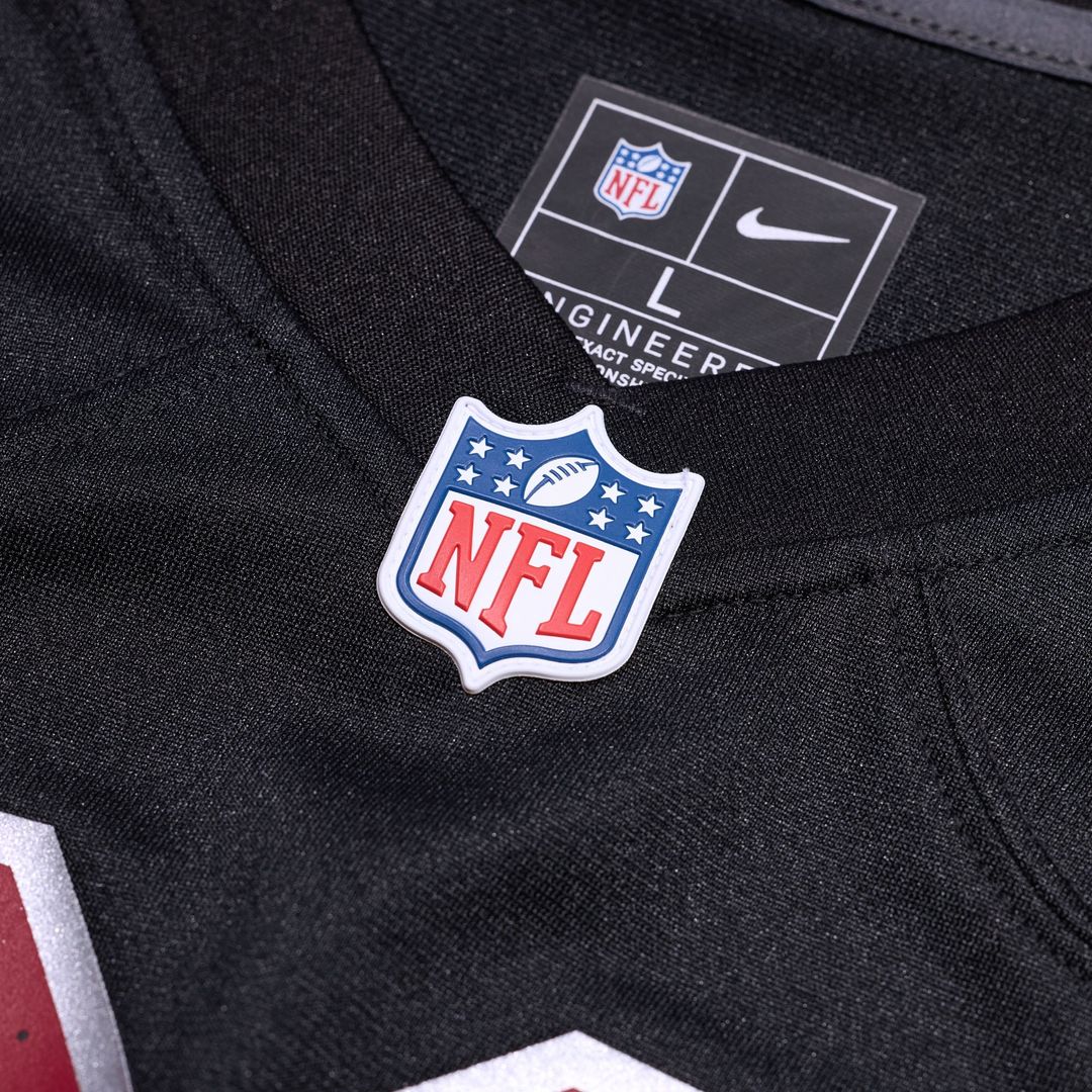 Arizona Cardinals Budda Baker Black Game Jersey product image 4, provided for visual reference and product detail review