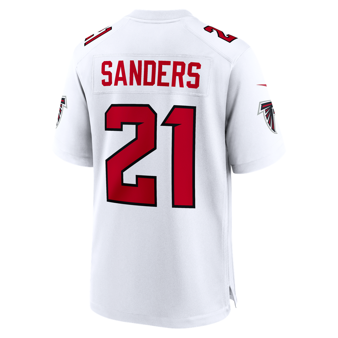 Atlanta Falcons Deion Sanders Red Retired Player Game Jersey product image 9, provided for visual reference and product