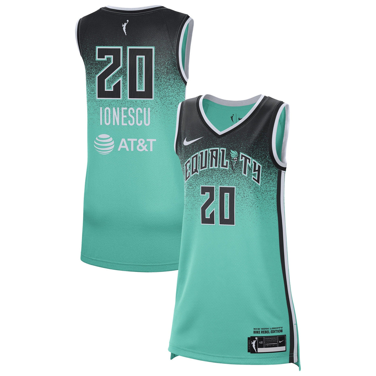 Sabrina Ionescu New York Liberty Jersey - Unisex product image 1, provided for visual reference and product detail review