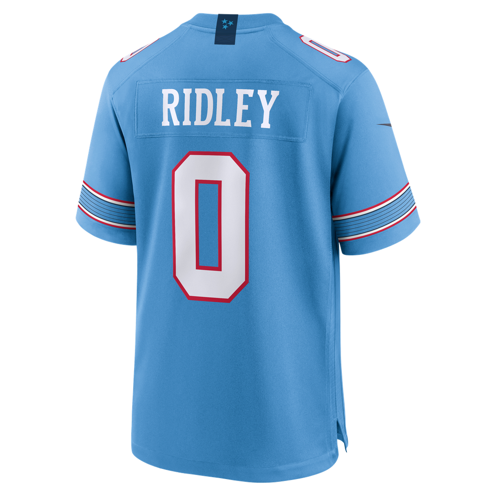Tennessee Titans Calvin Ridley Light Blue Game Jersey product image 3, provided for visual reference and product detail