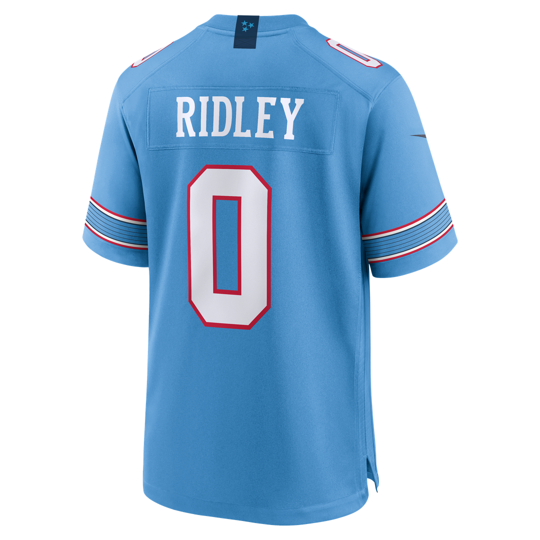 Tennessee Titans Calvin Ridley Light Blue Game Jersey product image 3, provided for visual reference and product detail