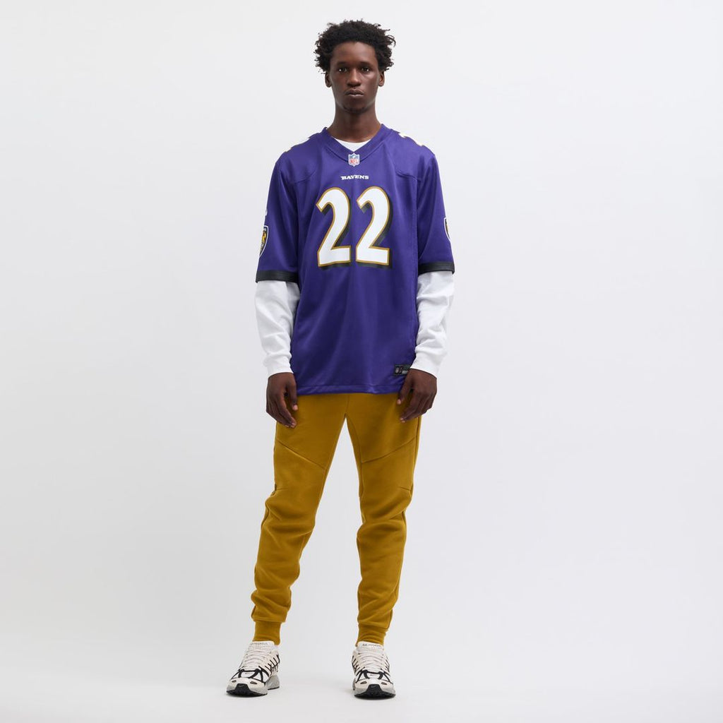 Baltimore Ravens Derrick Henry Purple Game Player Jersey product image 6, provided for visual reference and product detail