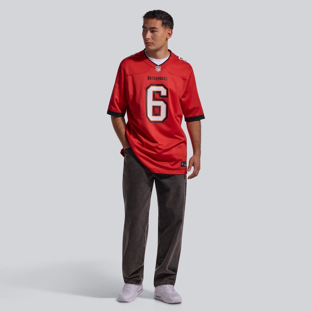 Tampa Bay Buccaneers Baker Mayfield White Away Game Jersey product image 49, provided for visual reference and product
