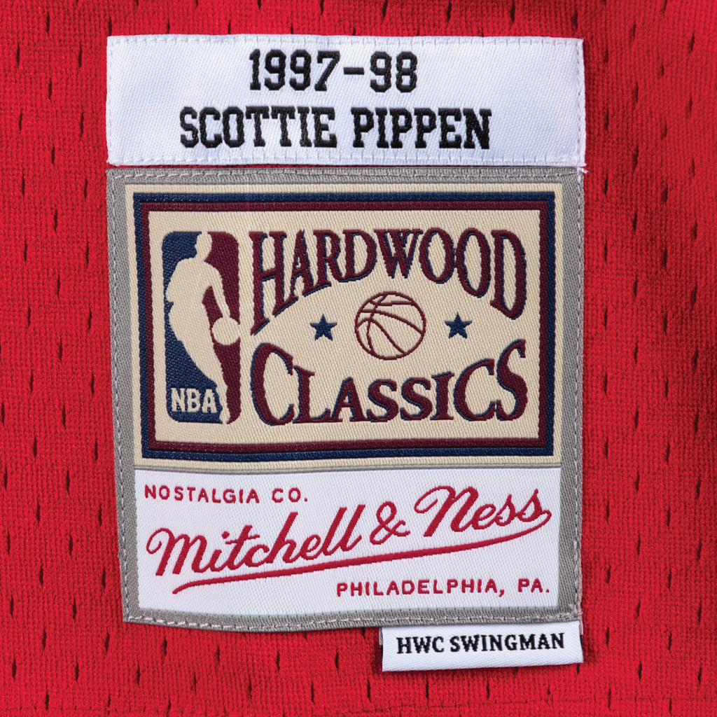 Scottie Pippen Chicago Bulls Swingman Road Jersey product image 4, provided for visual reference and product detail review