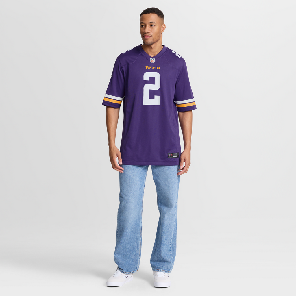 Minnesota Vikings Stephon Gilmore Purple Game Jersey product image 7, provided for visual reference and product detail review