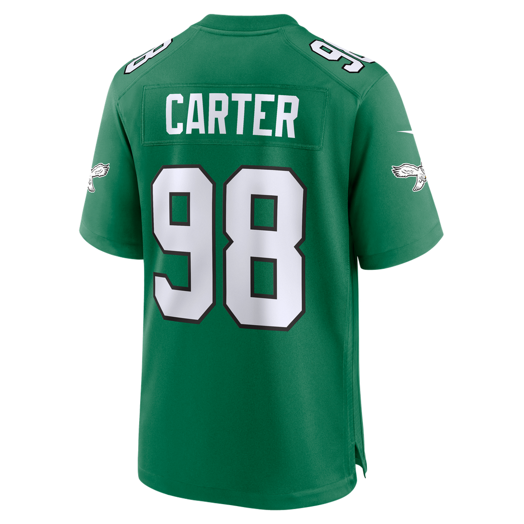 Philadelphia Eagles Jalen Carter White Game Jersey product image 13, provided for visual reference and product detail review