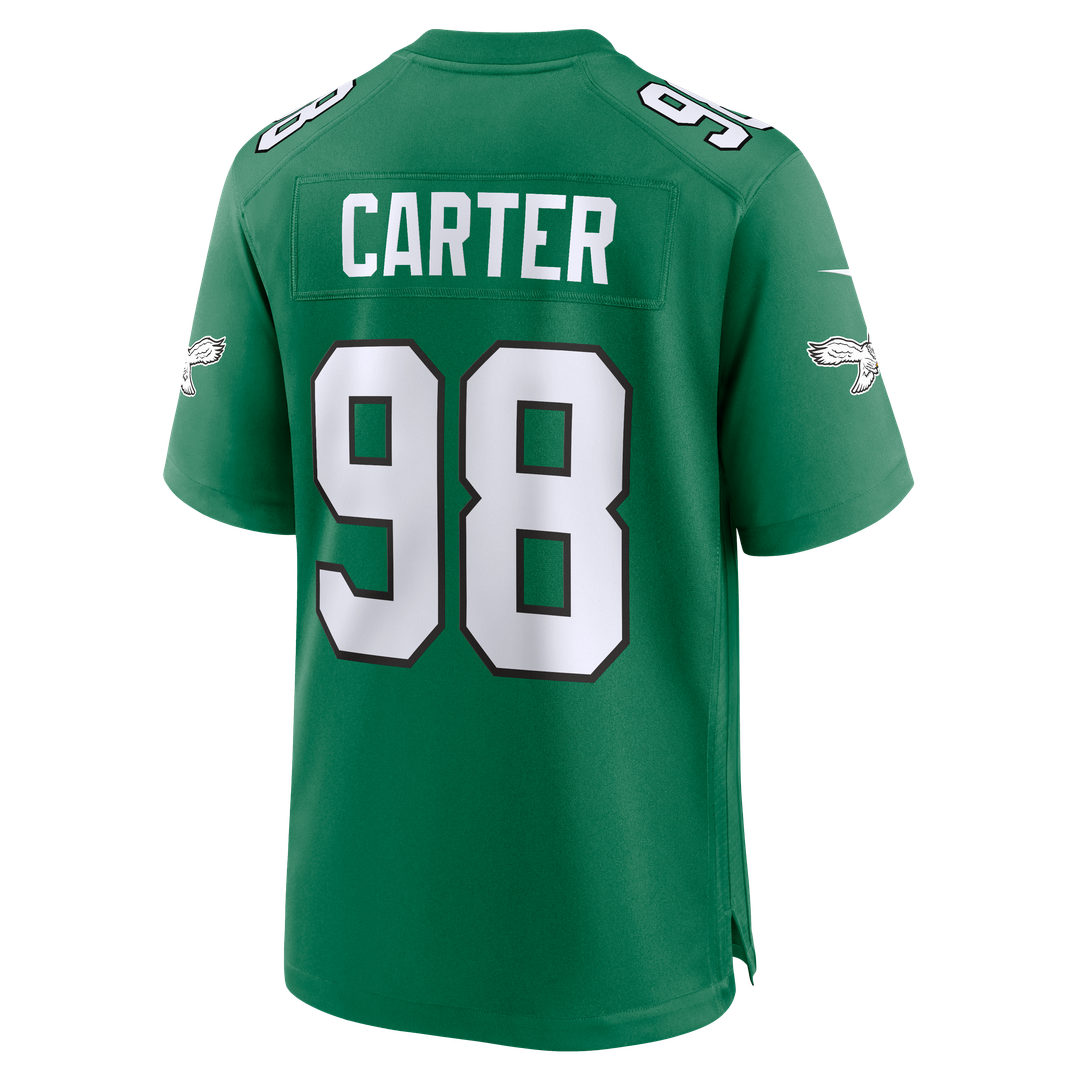 Philadelphia Eagles Jalen Carter White Game Jersey product image 13, provided for visual reference and product detail review