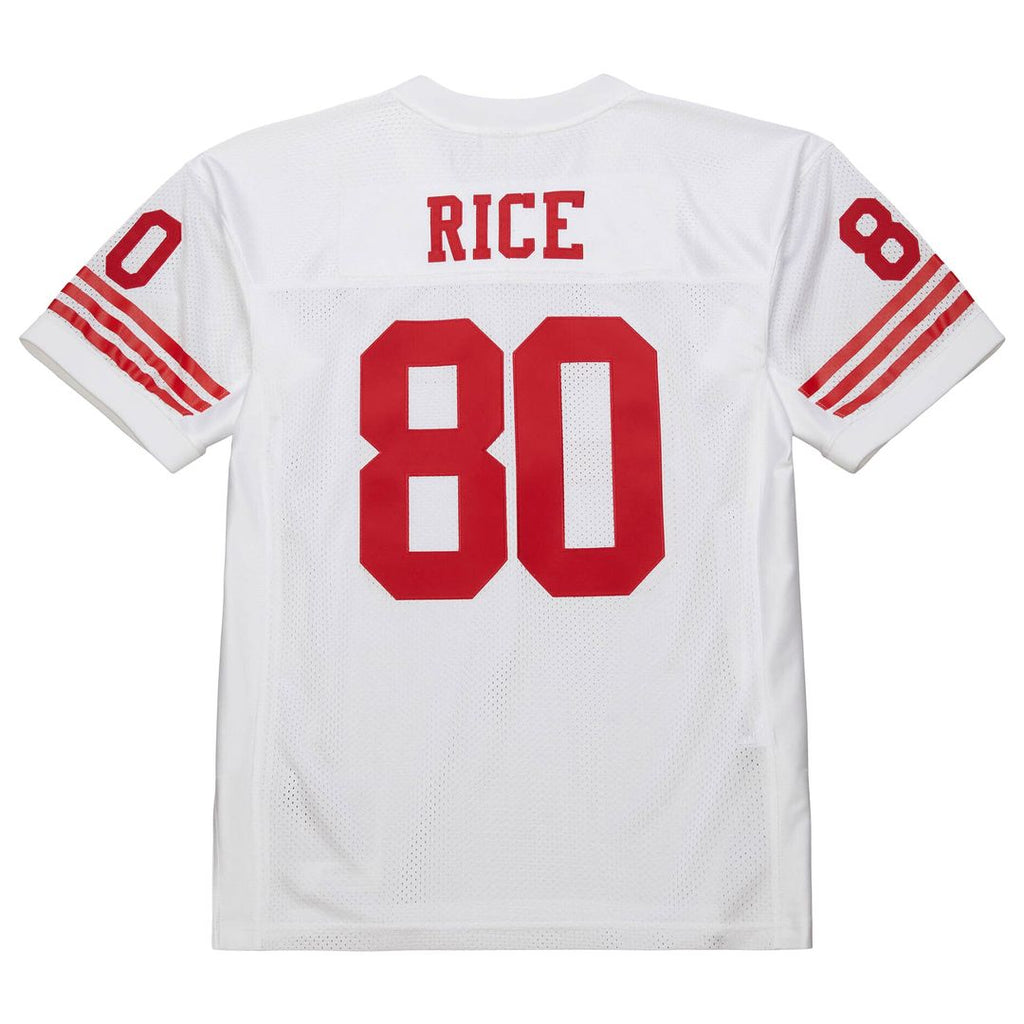 San Francisco 49ers 1994 Jerry Rice White Authentic Throwback Retired Player Jersey product image 3, provided for visual