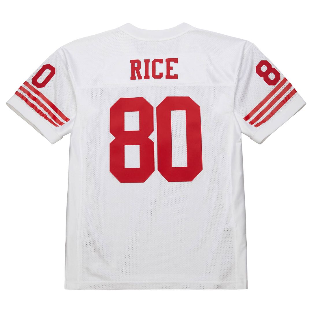 San Francisco 49ers 1994 Jerry Rice White Authentic Throwback Retired Player Jersey product image 3, provided for visual