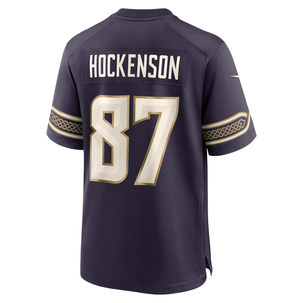 Minnesota Vikings T.J. Hockenson Purple 2026 Rivalries Collection Game Jersey product image 7, provided for visual reference