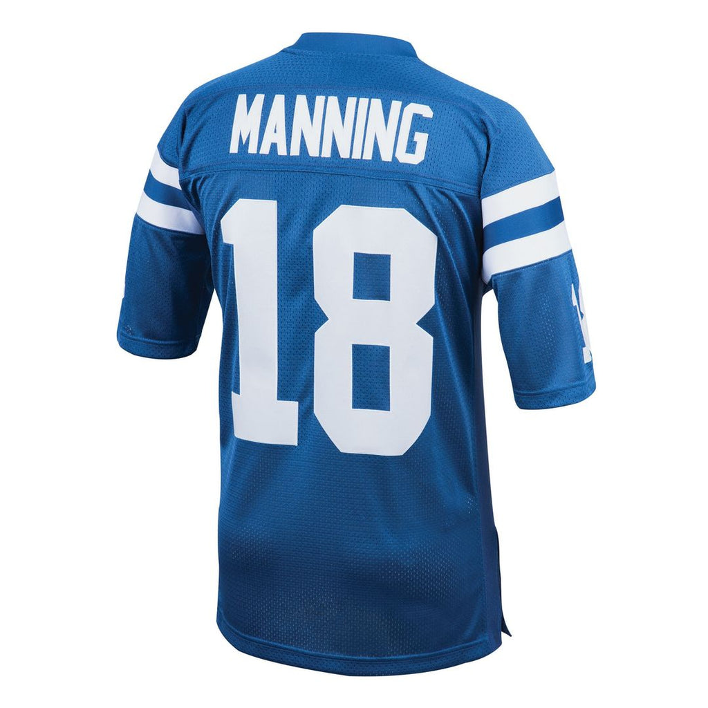 Indianapolis Colts 1998 Peyton Manning Royal Authentic Throwback Retired Player Jersey product image 3, provided for visual