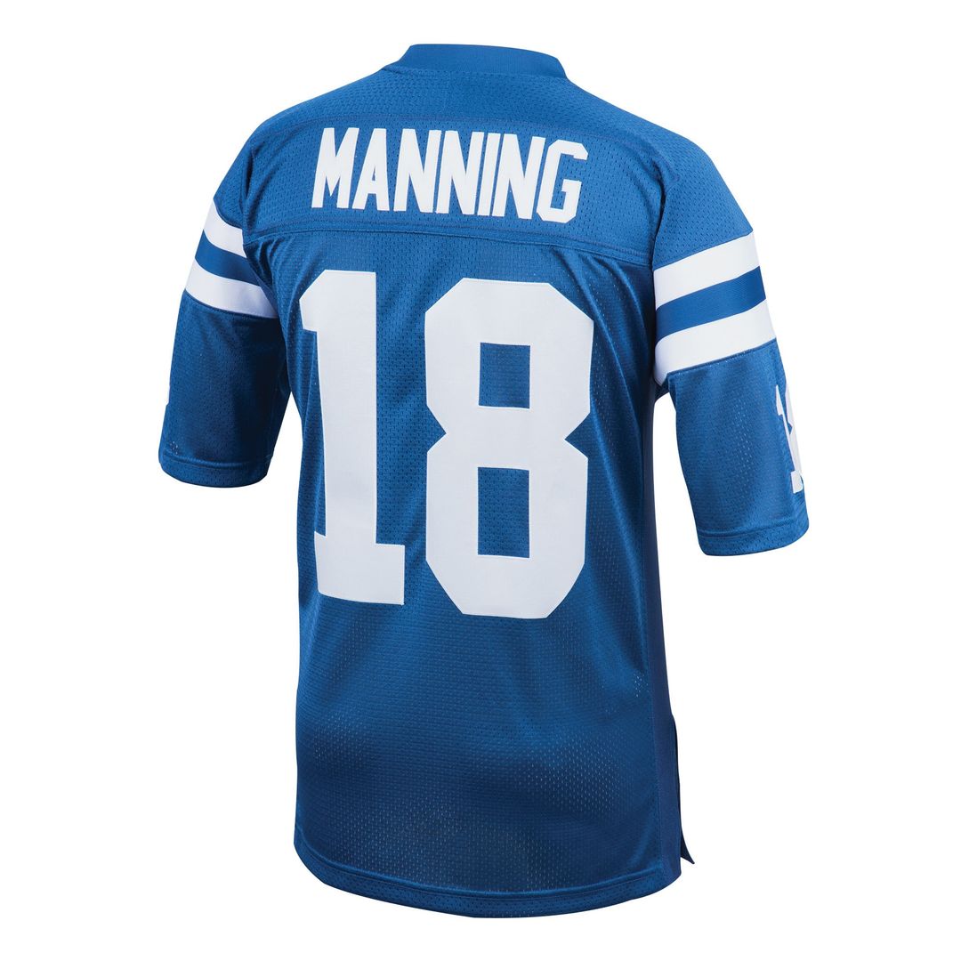Indianapolis Colts 1998 Peyton Manning Royal Authentic Throwback Retired Player Jersey product image 3, provided for visual