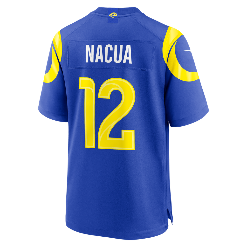 Los Angeles Rams Puka Nacua Royal Team Game Player Jersey product image 7, provided for visual reference and product detail