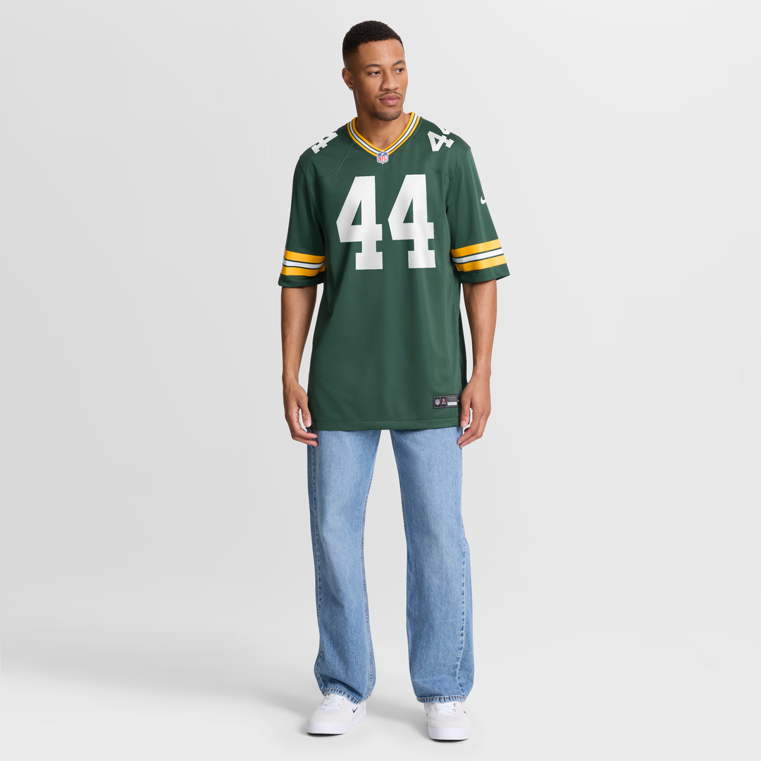 Green Bay Packers Zaire Franklin Green Game Jersey product image 4, provided for visual reference and product detail review