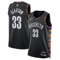 Nic Claxton Brooklyn Nets 2025/26 City Edition Swingman Jersey - Black - Unisex product image 1, provided for visual
