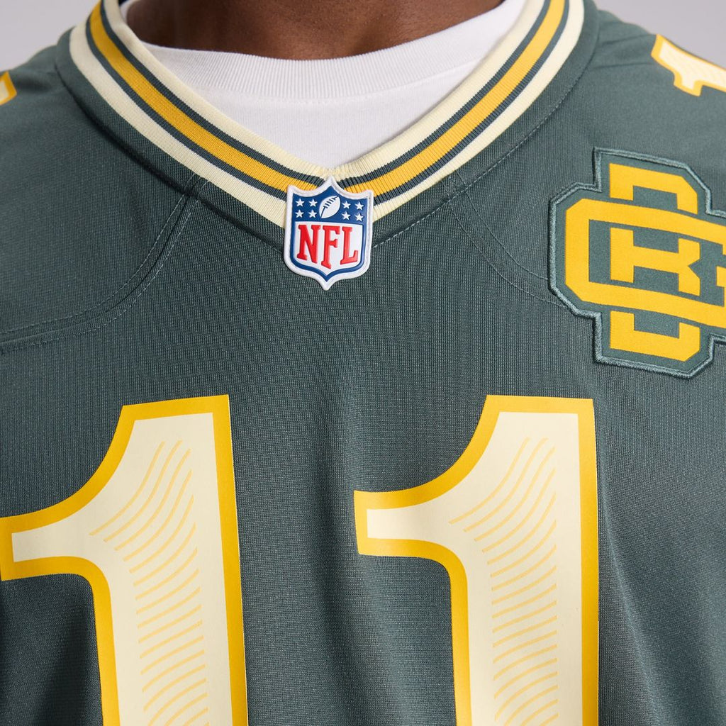 Green Bay Packers Jayden Reed Green 2026 Rivalries Collection Game Jersey product image 10, provided for visual reference