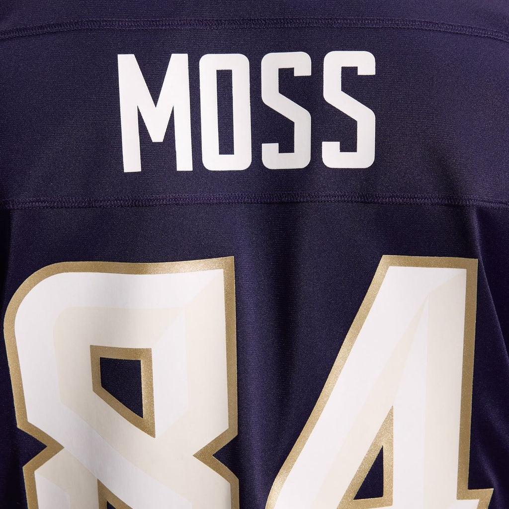 Minnesota Vikings Randy Moss Purple 2026 Rivalries Collection Game Jersey product image 17, provided for visual reference