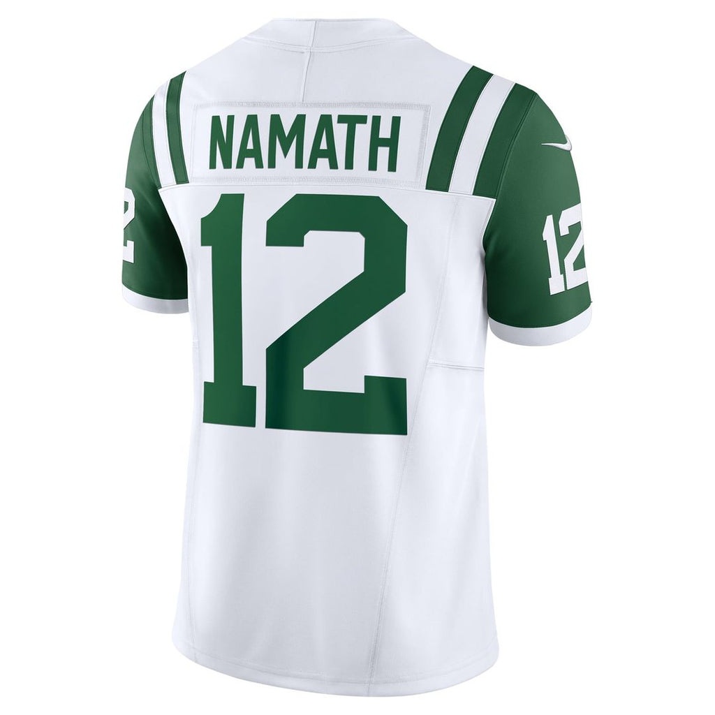 New York Jets Joe Namath White Classic Alternate Vapor F.U.S.E. Retired Player Limited Jersey product image 3, provided for