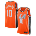 LA Clippers 2025/26 City Edition Swingman Basketball Jersey - Orange - Darius Garland - Unisex product image 1, provided for