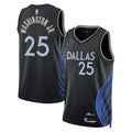 Dallas Mavericks 2025/26 City Edition Swingman Basketball Jersey - Black - P.J. Washington Jr. - Unisex product image 1,