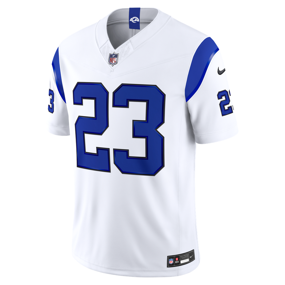 Los Angeles Rams Kyren Williams Fearsome White Vapor F.U.S.E. Stitched Limited Jersey product image 2, provided for visual