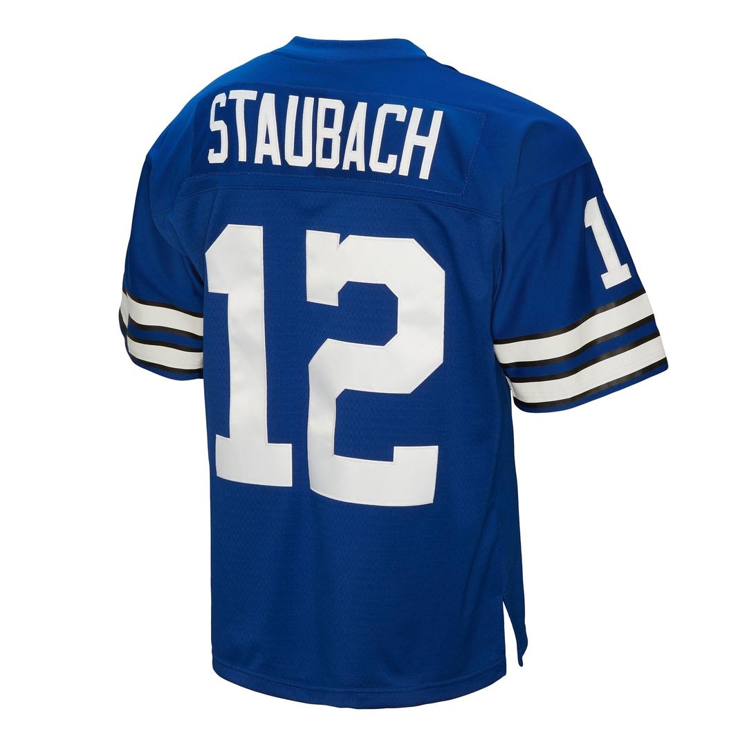 Dallas Cowboys Roger Staubach Royal Legacy Replica Jersey product image 3, provided for visual reference and product detail