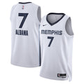 Memphis Grizzlies Association Edition Swingman Basketball Jersey - White - Santi Aldama - Unisex product image 1, provided