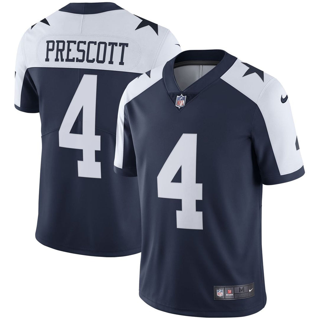 Dallas Cowboys Dak Prescott White Vapor Limited Player Jersey product image 7, provided for visual reference and product