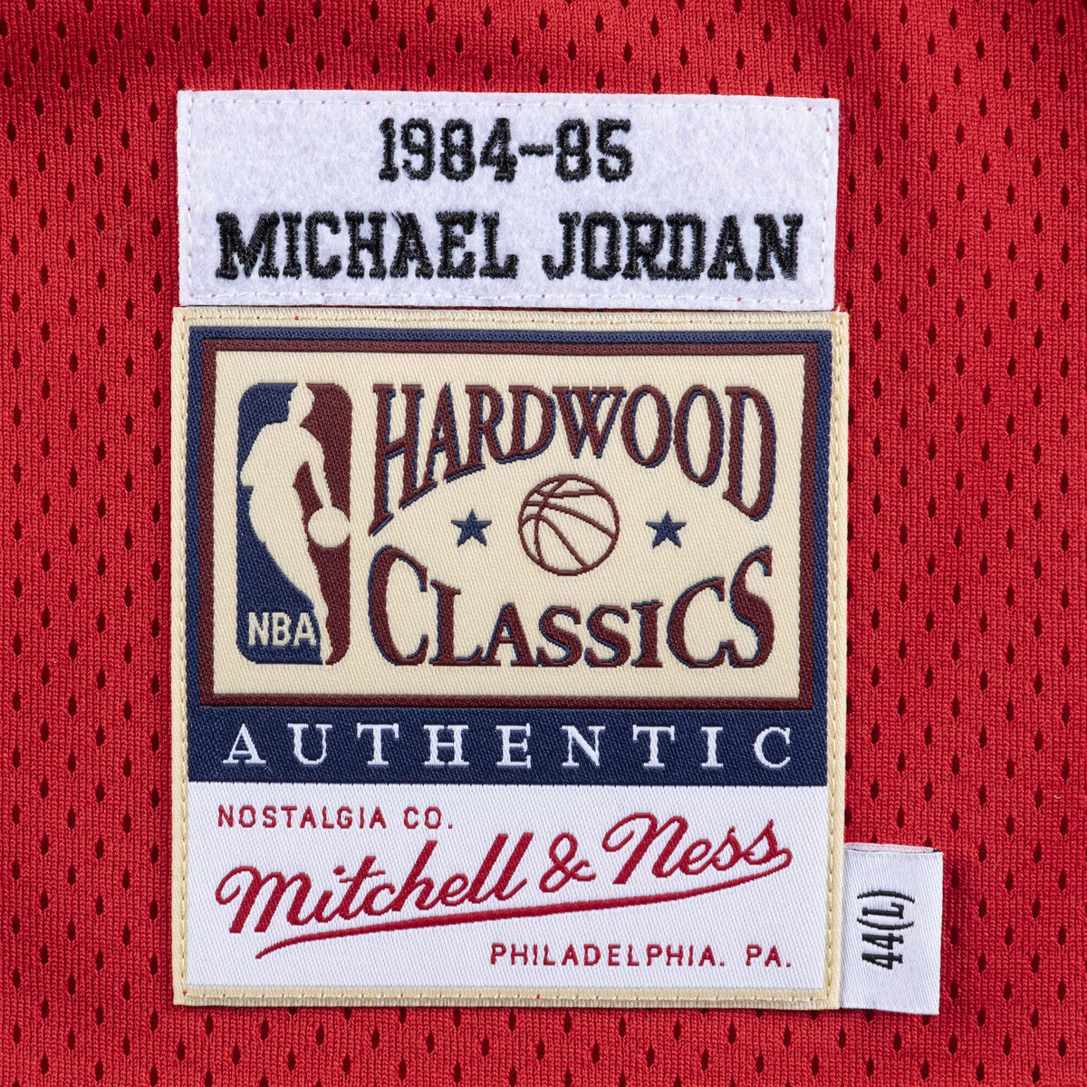 Michael Jordan Chicago Bulls 1984-85 Authentic Jersey product image 4, provided for visual reference and product detail