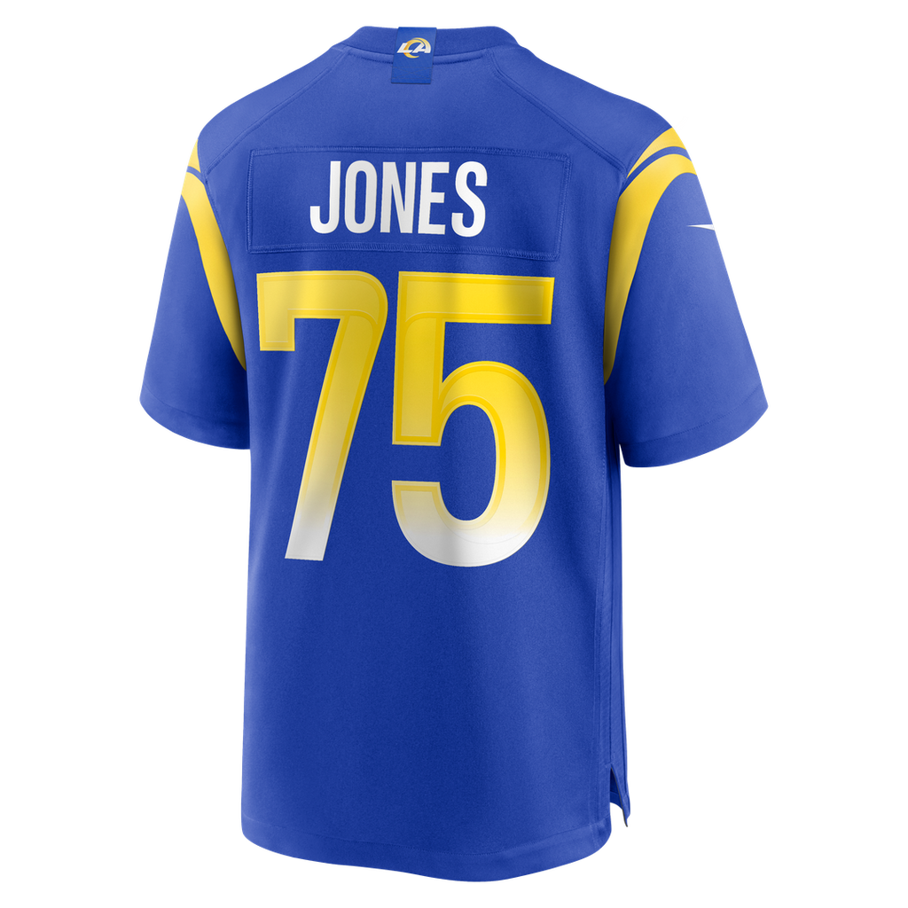 Los Angeles Rams Deacon Jones Royal Game Retired Player Jersey product image 3, provided for visual reference and product
