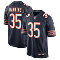 Chicago Bears Deion Hankins Navy Team Game Jersey product image 1, provided for visual reference and product detail review