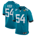 Jacksonville Jaguars Jack Kiser Teal Team Game Jersey product image 1, provided for visual reference and product detail