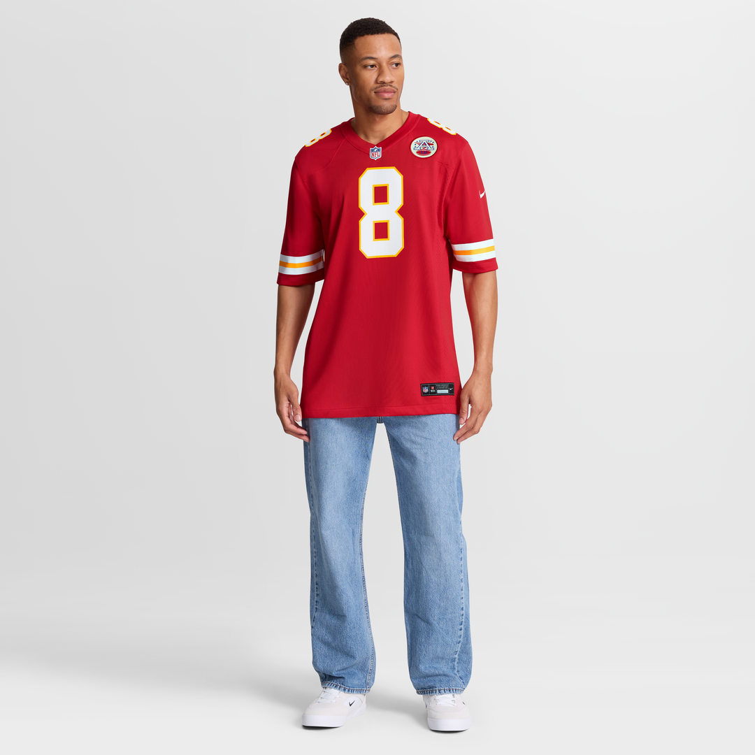 Kansas City Chiefs Kristian Fulton Red Team Game Jersey product image 9, provided for visual reference and product detail