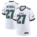 Philadelphia Eagles Quinyon Mitchell White Game Jersey product image 1, provided for visual reference and product detail