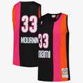 Miami Heat NBA Alonzo Mourning Hardwood Classics Road Basketball Jersey By product image 1, provided for visual reference
