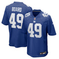 New York Giants Chris Board Royal Team Game Jersey product image 1, provided for visual reference and product detail review