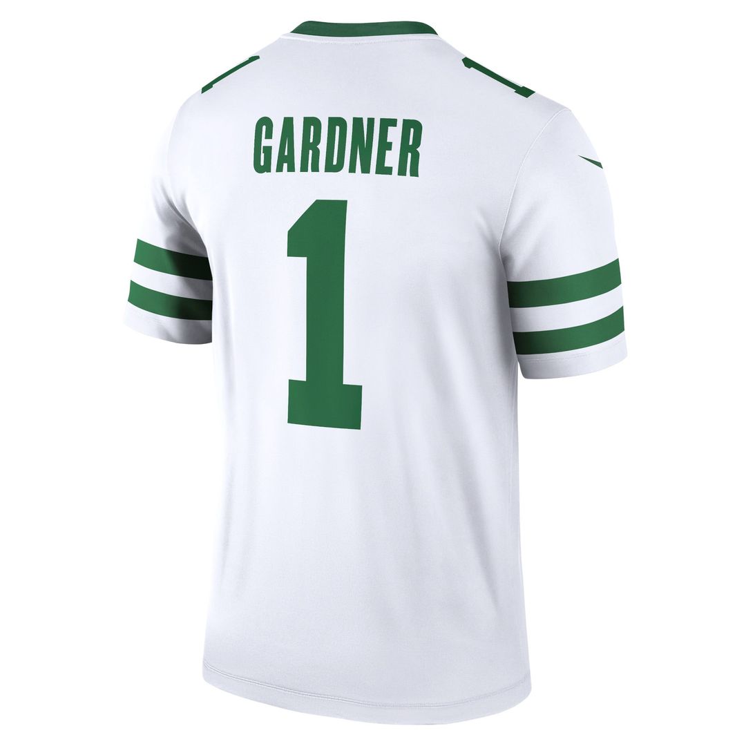 New York Jets Ahmad Sauce Gardner White Legend Player Performance Top product image 3, provided for visual reference and