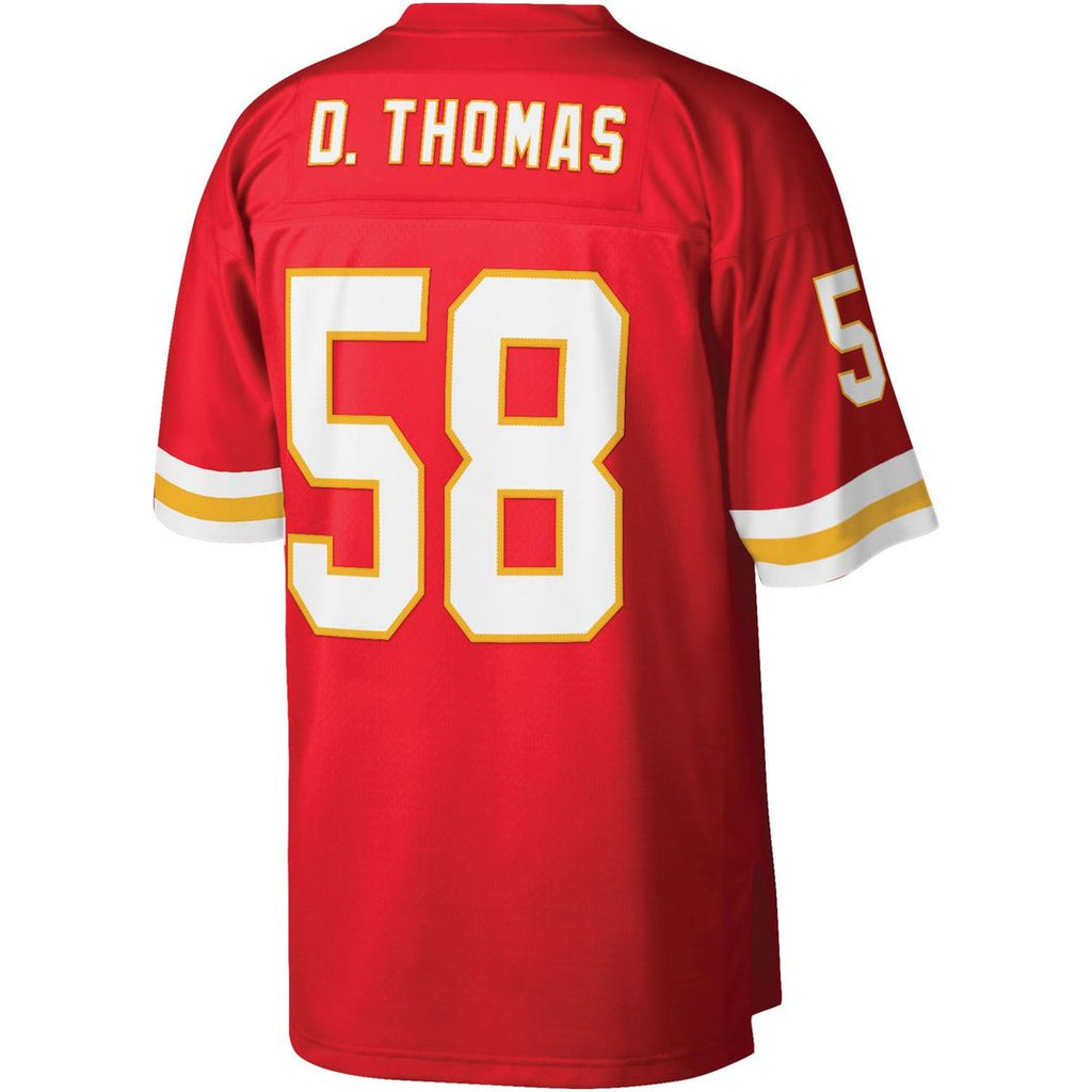 Kansas City Chiefs Derrick Thomas Red Legacy Replica Jersey product image 3, provided for visual reference and product