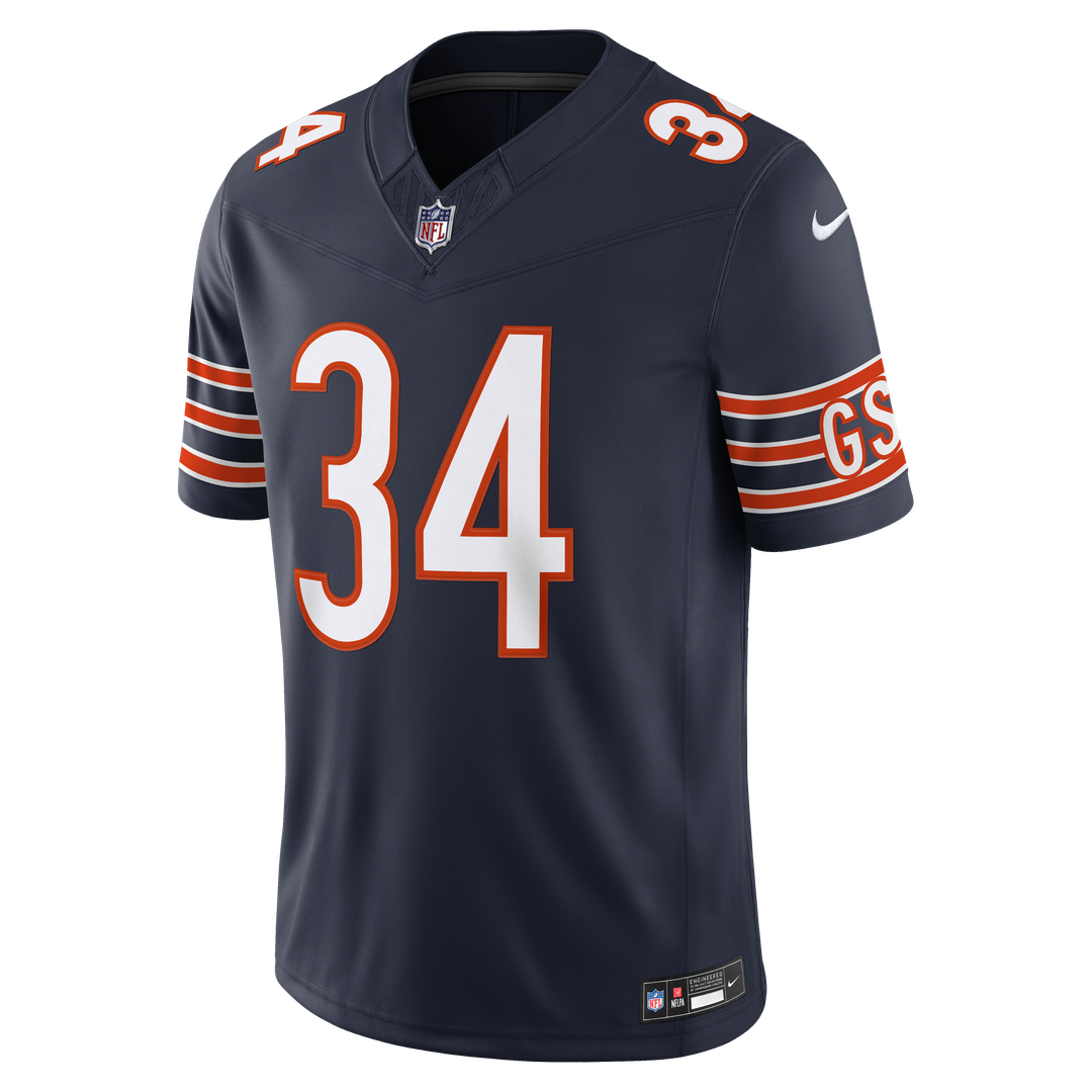 Chicago Bears Walter Payton Navy Vapor F.U.S.E. Stitched Retired Limited Jersey product image 2, provided for visual