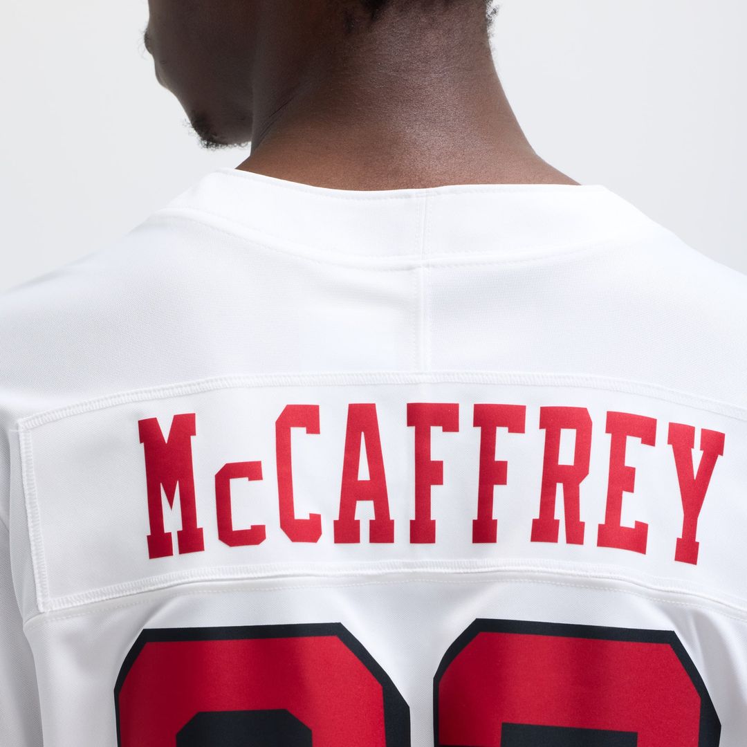 San Francisco 49ers Christian McCaffrey Scarlet Vapor F.U.S.E. Limited Jersey product image 14, provided for visual